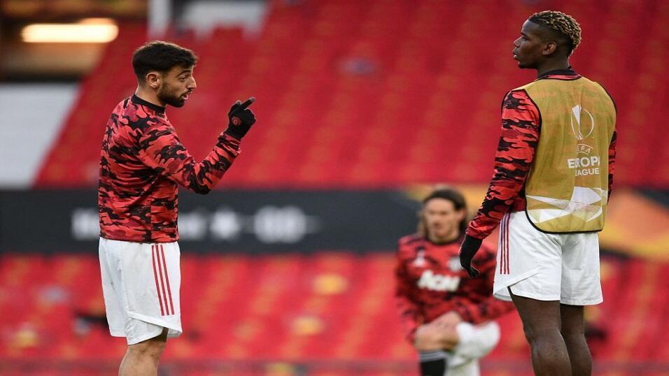 Bruno Fernandes and Paul Pogba